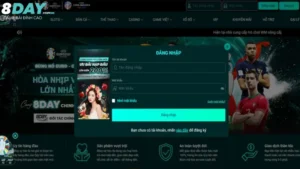 (Hướng dẫn đăng nhập nhanh chóng tại nhà cái 8Day)