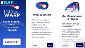 (Cách tải 1.1.1.1 khi 8day bị chặn)